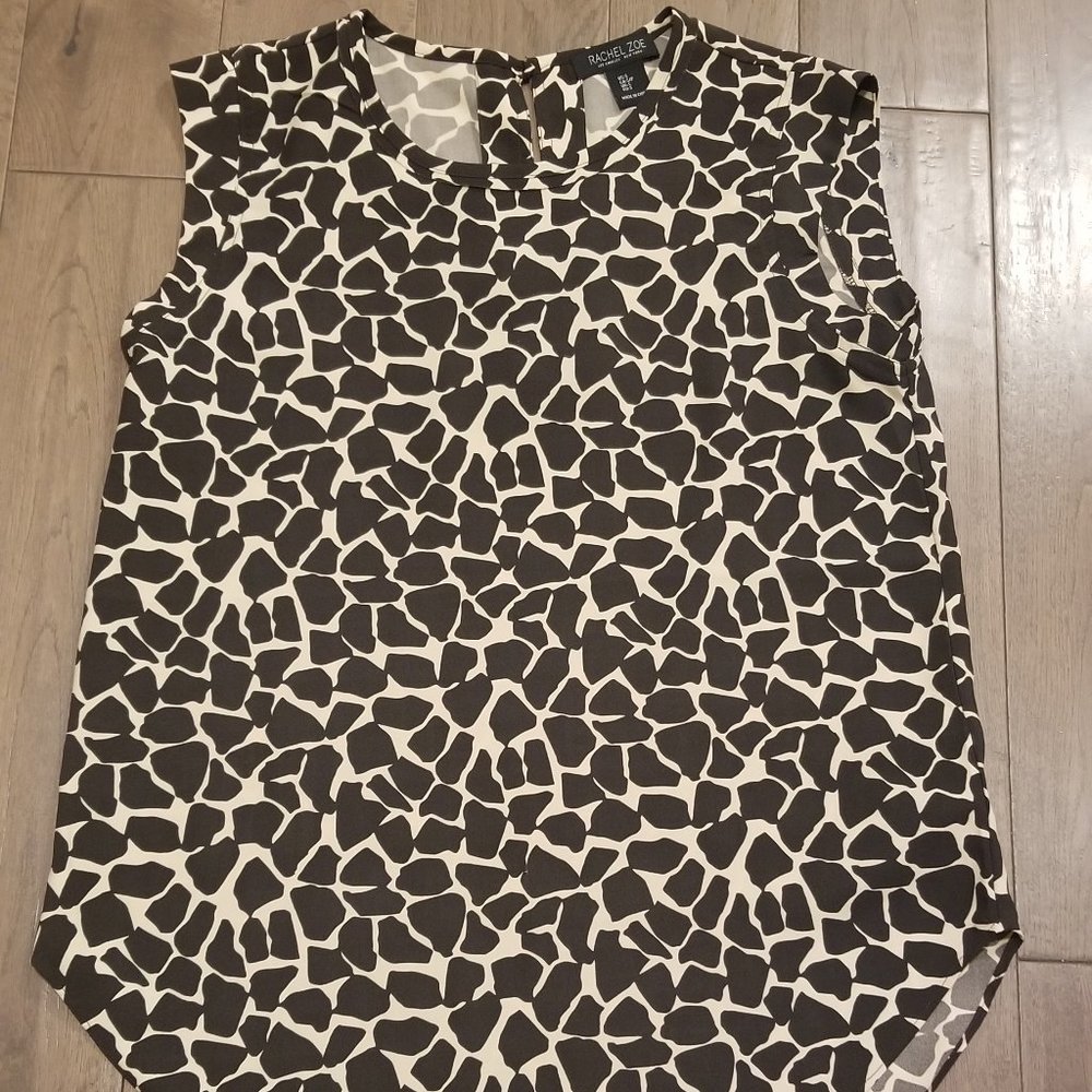 NEW Rachel Zoe Printed Blouse